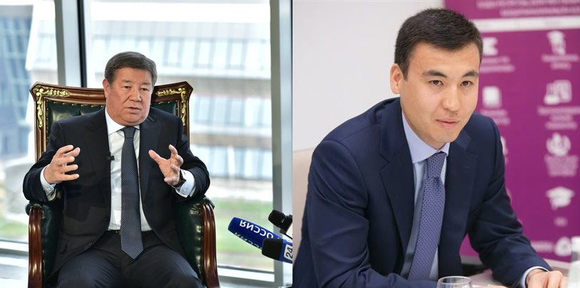 Ахметжан Есимов и Галимжан Есенов